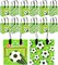 TINYMILLS Soccer Futbol Themed Party Favor Bags Treat Bags with Handles, Soccer Futbol Candy Snack Bags for Birthday Party Snack Duty Goodie Bags, Pack of 12